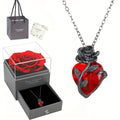 Love Rose Necklace Elegant Gift