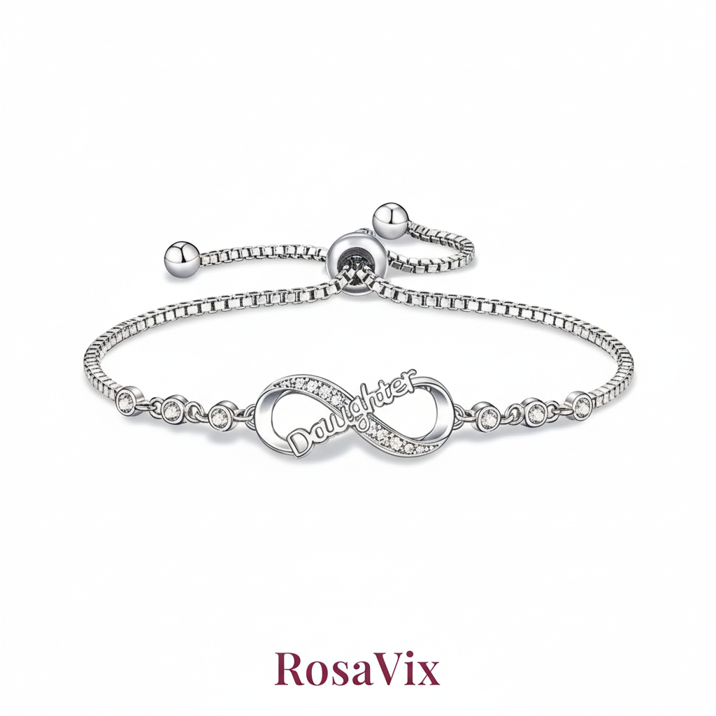 Daughter Infinity Bracelet - RosaVix